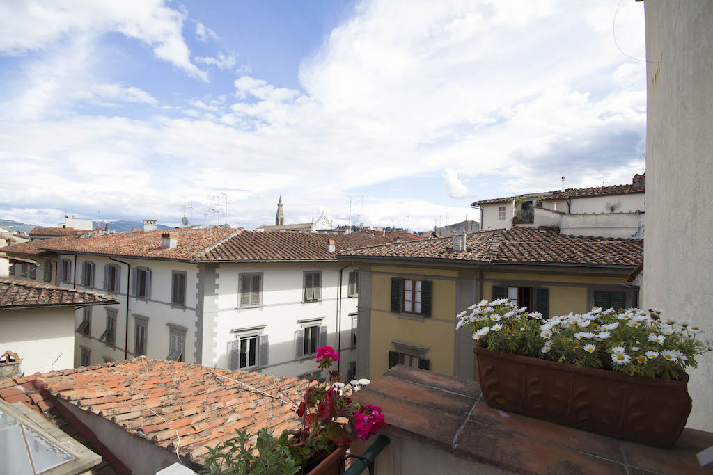 Cooking classes in Florence - view from terrace